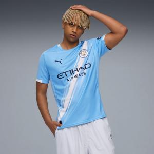 Koszulka męska Puma MCFC HOME JERSEY REPLICA niebieska 78033801