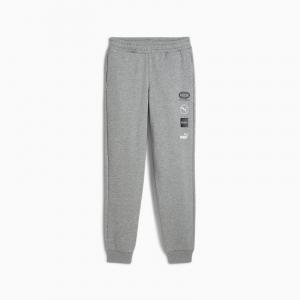 Spodnie dresowe chłopięce Puma POWER GRAPHIC FL CL szare 68186003