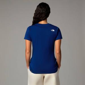 Koszulka damska The North Face S/S SIMPLE DOME granatowa NF0A87NHD1R