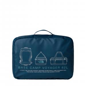 Torba podróżna unisex The North Face BASE CAMP VOYAGER 62 L niebieska NF0A52S34OJ