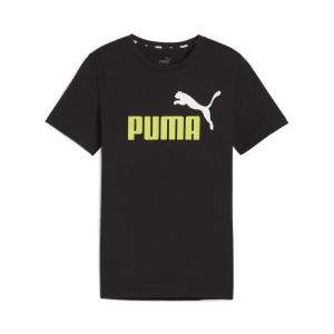 Koszulka chłopięca Puma ESS+ 2 COL LOGO czarna 58698531