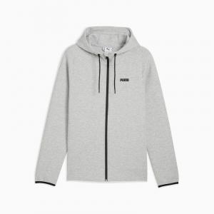 Bluza z kapturem męska Puma SPACER FZ szara 68857404