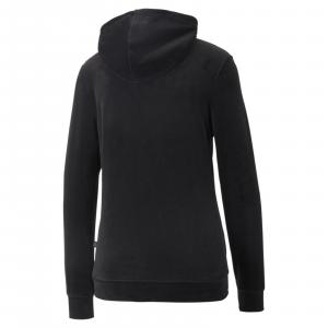 Bluza z kapturem damska Puma ESS+ Velour czarna 67000801