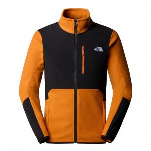 Polar męski The North Face GLACIER PRO FULL ZIP pomarańczowy NF0A5IHSRMI