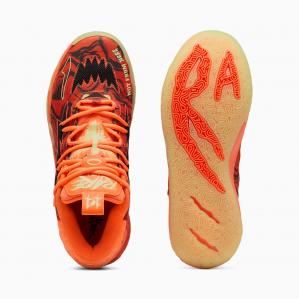 Buty do koszykówki męskie Puma MB.03 HALLOWEEN pomarańczowe 31117601