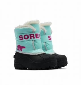 Buty zimowe dziecięce Sorel SNOW COMMANDER niebieskie 1869561428