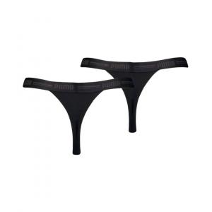Stringi damskie Puma HEART 2-PACK czarne 93803401