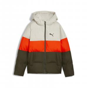 Kurtka z kapturem dziecięca Puma POLY PUFFER wielokolorowa 62650270