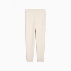 Spodnie dresowe damskie Puma ESS ELEVATED FL CL beżowe 68810199