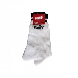 Skarpety unisex Puma ELEMENTS BWT CREW 2-PACK białe 93899201
