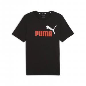 Koszulka męska Puma ESS+ 2 COL LOGO czarna 58675963