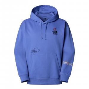 Bluza z kapturem damska The North Face MOUNTAIN CLEANUP OVER fioletowa NF0A8C2V0YI