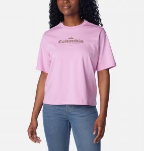 Koszulka damska Columbia NORTH CASCADES RELAXED różowa 1992085561