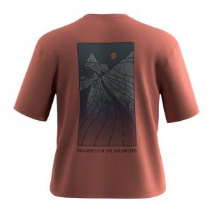 Koszulka damska Salewa EAGLE SUNSET LOOSE różowa 00-0000029107_1980