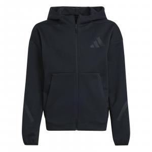 Bluza z kapturem dziecięca adidas Z.N.E. czarna JF2847