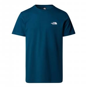 Koszulka męska The North Face S/S SIMPLE DOME niebieska NF0A87NG1NO