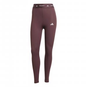 Legginsy treningowe damskie adidas TECHFIT 7/8 bordowe JI5550