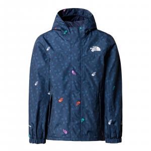 Kurtka z kapturem dziecięca The North Face ANTORA RAIN granatowa NF0A7ZZPVIK