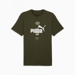Koszulka męska Puma POWER GRAPHIC zielona 68173870