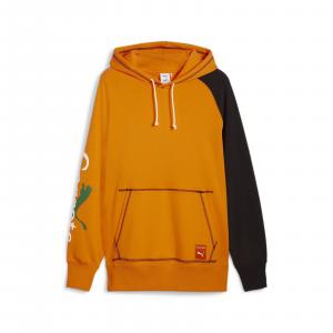 Bluza z kapturem męska Puma X CARROTS GRAPHIC TR pomarańczowa 62744545