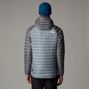 Kurtka puchowa z kapturem męska The North Face BETTAFORCA szara NF0A87GXAWM