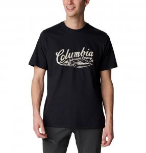 Koszulka męska Columbia ROCKAWAY RIVER GRAPHIC czarna 2022181009