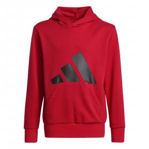 Bluza z kapturem dziecięca adidas ESSENTIALS czerwona JE1389