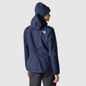 Kurtka wodoodporna damska The North Face ANTORA granatowa NF0A7QEU8K2