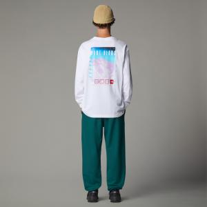 Longsleeve unisex The North Face AXYS biały NF0A8C1TFN4