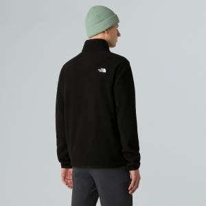 Polar męski The North Face GLACIER FLEECE 1/4 ZIP czarny NF0A8D0QJK3