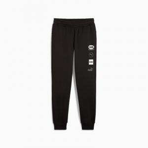 Spodnie dresowe męskie Puma POWER GRAPHIC FL CL czarne 68174201