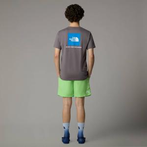 Koszulka męska The North Face S/S REDBOX szara NF0A87NPARX