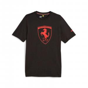 Koszulka męska Puma FERRARI RACE TONAL BIG SHIELD czarna 62095101