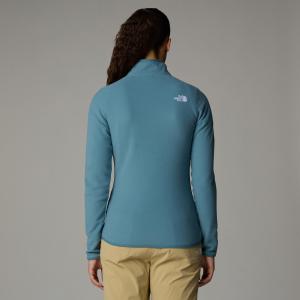 Polar damski The North Face 100 GLACIER 1/4 niebieski NF0A855M422