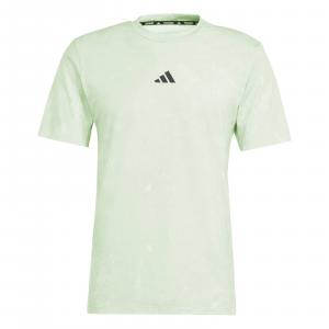 Koszulka męska adidas POWER WORKOUT zielona IS3801