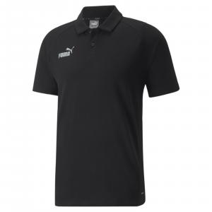 Koszulka polo męska Puma Teamfinal Casuals czarna 65738403