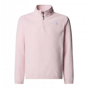 Polar dziecięcy The North Face GLACIER 1/4 ZIP różowy NF0A8CVGBP6