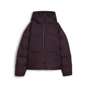 Kurtka z kapturem damska Puma POLY PUFFER fioletowa 62648944