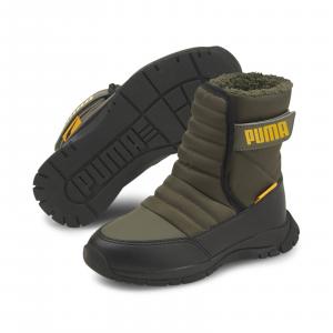 Buty zimowe dziecięce Puma NIEVE BOOT WTR AC PS zielone 38074502