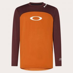 Longsleeve rowerowy męski Oakley FREE RIDE RC pomarańczowa FOA405473-9B2