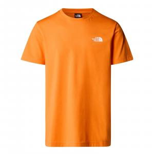 Koszulka męska The North Face SIMPLE DOME pomarańczowa NF0A87NG6HI