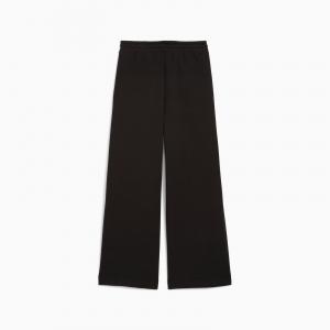 Spodnie dresowe damskie Puma SPACER WIDE czarne 68857701
