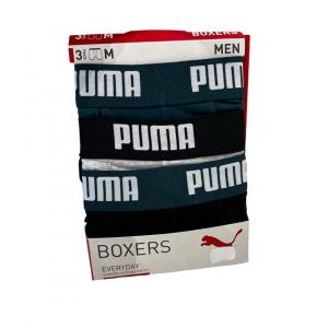 Bokserki męskie Puma BASIC BRAND ELASTIC 3-PACK wielokolorowe 93545710