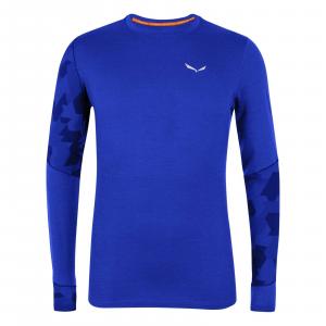 Longsleeve termoaktywny męski Salewa CRISTALLO WARM niebieski 00-0000028205_8620