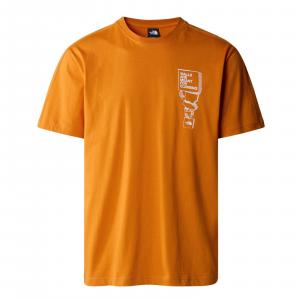 Koszulka męska The North Face OUTDOOR S/S pomarańczowa NF0A87FFPCO