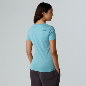 Koszulka damska The North Face S/S EASY niebieska NF0A8A6DDOU
