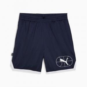 Szorty męskie Puma JUNIOR VARSITY BASKETBALL 7'' granatowe 63307602