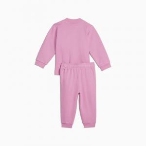 Komplet dresowy dziewczęcy Puma MINICATS SQUAD FL INF różowy 68333248