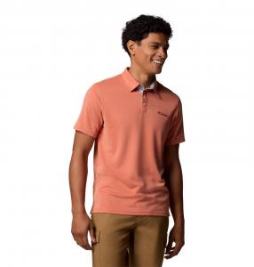 Koszulka polo męska Columbia NELSON POINT różowa 1772721851