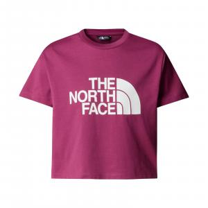 Crop top dziewczęcy The North Face EASY bordowy NF0A8DRQ6EO